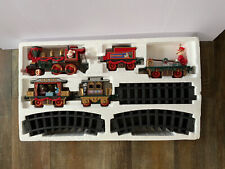 Christmas Magic Express Tree Train Set Holiday Decor Hand Painted 1st Edition picture