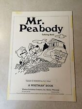 MR PEABODY original art COMPLETE 60 PAGES OF ARTWORK, RARE, 1977 SHERMAN picture