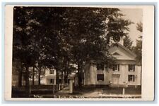 1907 School & Methodist Church View South Yarmouth MA RPPC Photo Postcard picture