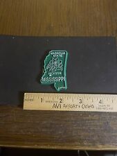 Vintage Collectable Rubber Refrigerator Magnet MISSISSIPPI State Shaped picture