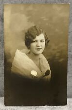 Vintage 1920's Woman Photo Postcard picture