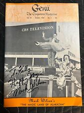 GENII The Conjurors Magazine Oct 1960 Mark Wilson Vol 25, Number 2 Autographed picture