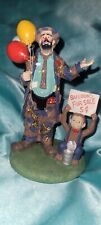 RARE VINTAGE EMMETT KELLY STANTON NUMBERED CLOWN FIGURE BALLOONS FOR SALE #9284 picture