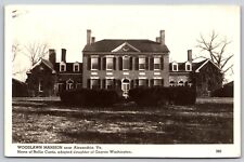 Postcard Woodlawn Mansion near Alexandria, Virginia Nellie Custis RPPC C57 picture
