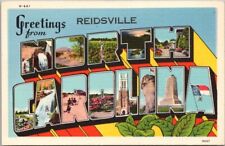 Reidsville, NORTH CAROLINA Large Letter Postcard Multi-View / Asheville Linen picture