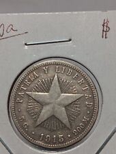 🇨🇺 1920 Cuban 20 Centavos Silver Piece Very Rare M/167 picture
