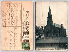 Cincinnati Ohio ST JOHN'S CHURCH DELHI GREEN TOWNSHIP Postcard N387 w/ crease picture