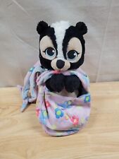 Disney Babies Skunk Petunia Plush Bambi Doll Lovey Swaddle Blanket Exclusive picture