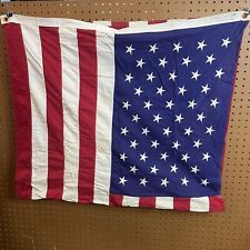 VINTAGE STORM KING AMERICAN FLAG - 50 STARS - 3 X 5 COTTON WPL1721- MADE U.S.A. picture