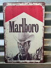 Marlboro Cowboy Cigarette Tin Metal Sign 8