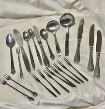 Vintage mixed lot stainless steel flatware 22pc picture