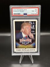 2016 Decision 2016 Donald Trump The Finalists #81 PSA 8 picture