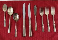 Vintage Oneida Community Flatware Morning Star Utensils Silver Plate 1948 9 Pc picture