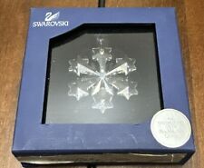 Swarovski Crytal LITTLE SNOWFLAKE Star Ornament 2004 Rockefeller Center 663147 picture