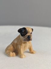 Vintage Retired English Royal Doulton Bone China Bulldog Miniature Figurine Rare picture