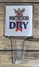 Acrylic Bar Tap  1990s Michelob Dry Beer 6½ inch Handle Tavern Trove Vtg picture