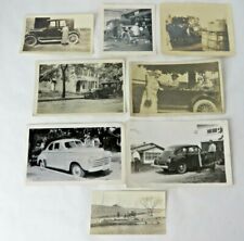 Vintage Snapshots Cars 1920s - 1950s 8X People Top Hats Period Dress #5702 picture