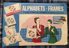 Vintage 1940s Superior Hot Iron Transfer 173ORIGINAL Embroidery Transfers picture