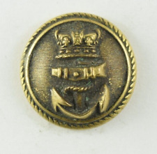 1850's-60's British Royal Navy Gilt Uniform Button Original L6C picture