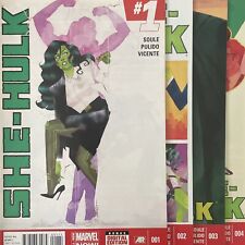 She-Hulk #1 2 3 & 4 (Marvel 2014) Lot Of 4 Comics Soule Pulido Disney+ picture