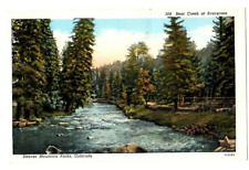Bear Creek at Evergreen Denver Mountain Parks,Colorado Postcard Sanborn Souvenir picture