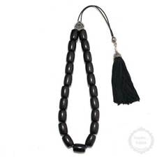 Black Coral Komboloi - Handmade Kombologia - Worry Beads - Rosary picture