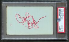 Candice Bergen signed autograph auto Vintage 3x5 Murphy Brown / Boston Legal PSA picture