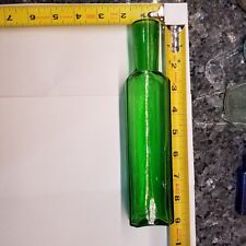 Antique 1890s Emerald Green Capers Bottle picture