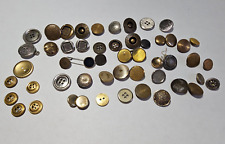 Mixed lot vintage and antique metal buttons picture