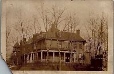 c1910 ST. LOUS MO. LARGE VICTORIAN HOME GILBERTS RPPC REAL PHOTO POSTCARD 36-149 picture