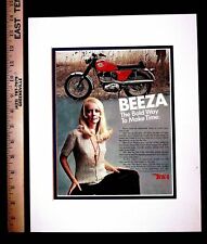1969 BSA Starfire Beeza Vintage Motorcycle Ad Matted & Frame-Ready picture