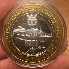 Royal Caribbean Casino Royale Limited Edition Fine Silver .999 HSP Clad Token picture
