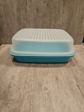 Tupperware Large Season Serve Marinade Container 1294 1295 Mint Green picture