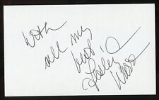 Leslie Ann Warren signed autograph 3x5 index card Actress Victor/Victoria R485 picture