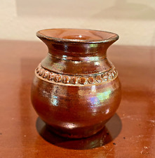 Bendigo Pottery Stoneware Brown Glazed Small Pot Made in Australia 3