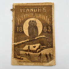 1883 Vennors Weather Almanac Antique picture
