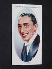 1936 LAMBERT & BUTLER CIGARETTES CARD DANCE BAND LEADERS #15 SYDNEY LIPTON SYD picture