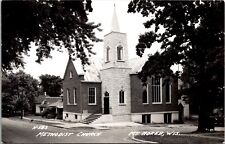 Real Photo Postcard Methodist Church in Mt. Horeb, Wisconsin picture