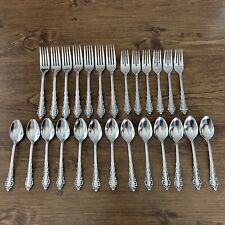 Vintage Rogers Stainless Steel Flatware Korea 26 Piece Set 13 Forks, 13 Spoons picture
