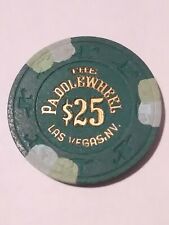 1983 PADDLEWHEEL CASINO LAS VEGAS, NEVADA $25.00 CHIP GREAT FOR ANY COLLECTION picture