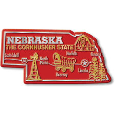 Nebraska Giant State Magnet by Classic Magnets, 4.3