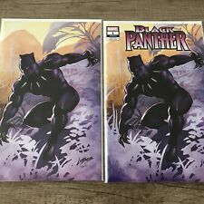 Black Panther #1 2023 Exclusive Lobos Virgin Variant And Trade picture