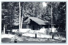 1956 Conservation Training School Roscommon Michigan MI RPPC Photo Postcard picture