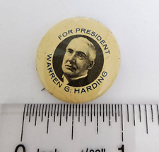 For President Warren G. Harding Political Presidential Campaign Pin picture