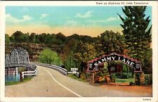 Ozarks MO-Missouri, Sammy Lane, Bridge, Lake Toneycomo, c1943 Vintage Postcard picture