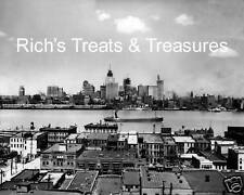 Photograph Vintage Detroit  River Skyline  Penobscot  Building Year 1927 8x10 picture