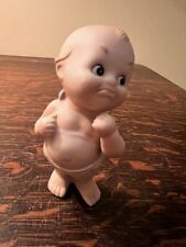 Rare Vintage Lefton Angry Fighting Baby Kewpie Bisque Porcelain Figurine picture