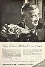 Eastman Kodak Retina Reflex S Vannevar Bush Vintage 1959 Print Ad 9 7/8 x 6 1/2 picture