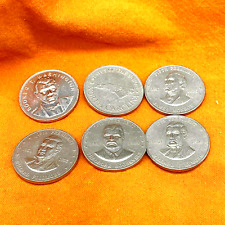 VINTAGE LOT OF 6 SHELL'S GAME COINS - MR. PRESIDENT & more picture