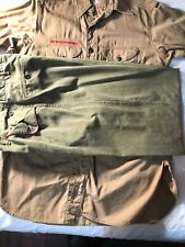 Vintage BSA Boy Scout uniform 1940s or 50's lng slv metal buttons pants adult picture